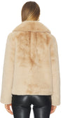 Generation Love DASHA FAUX FUR JACKET at Romi Boutique