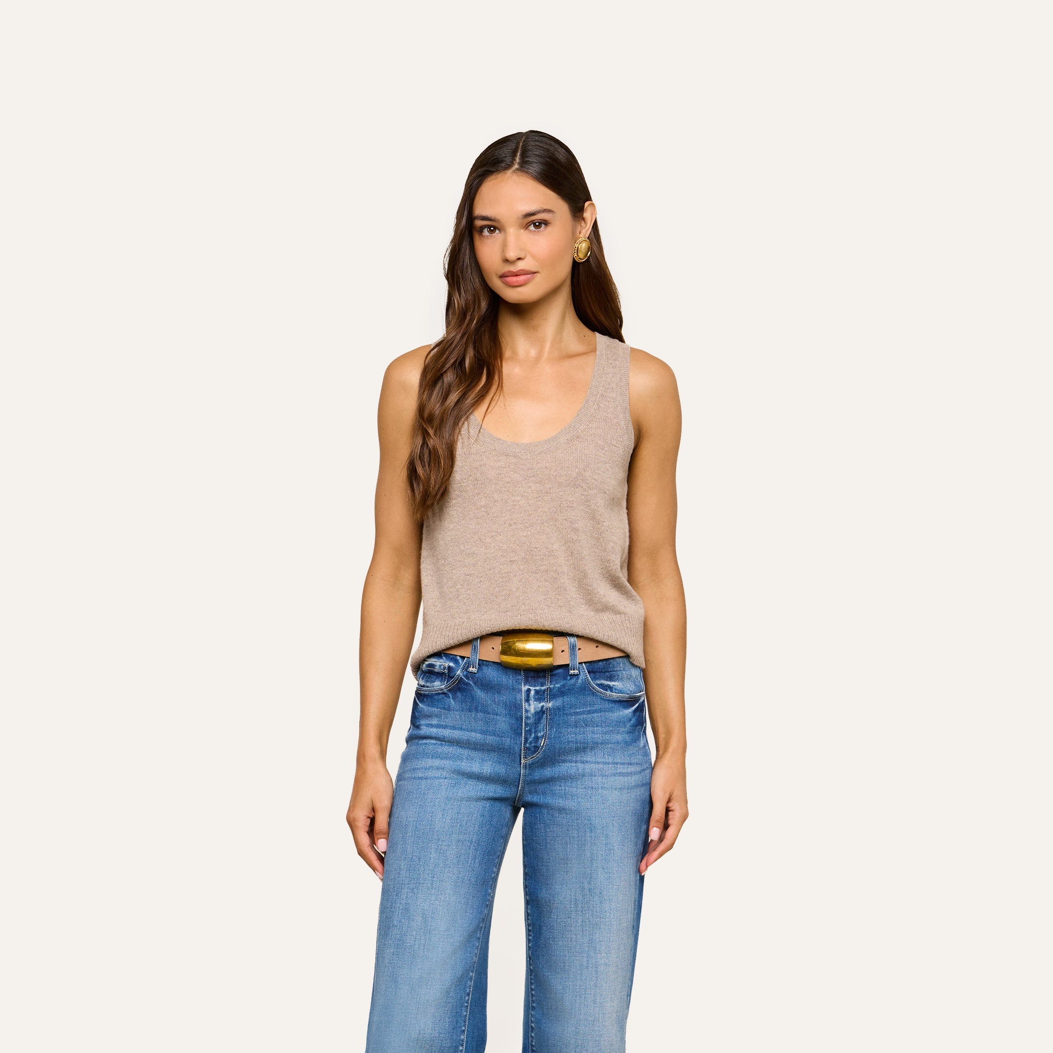 L'Agence Filou Cashmere Tank at Romi Boutique