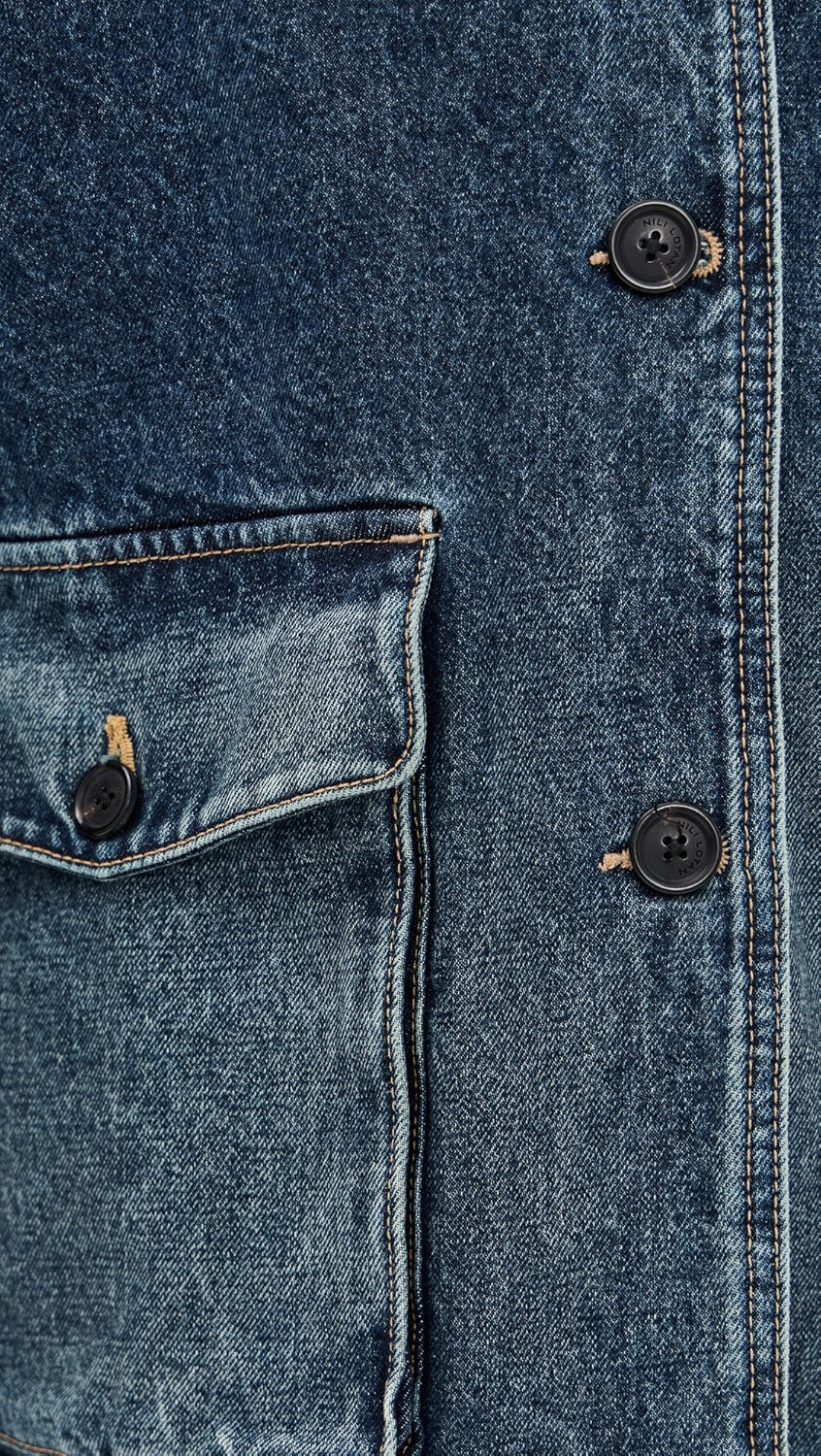 TEMPERANCE DENIM PARKA IN SIMON WASH