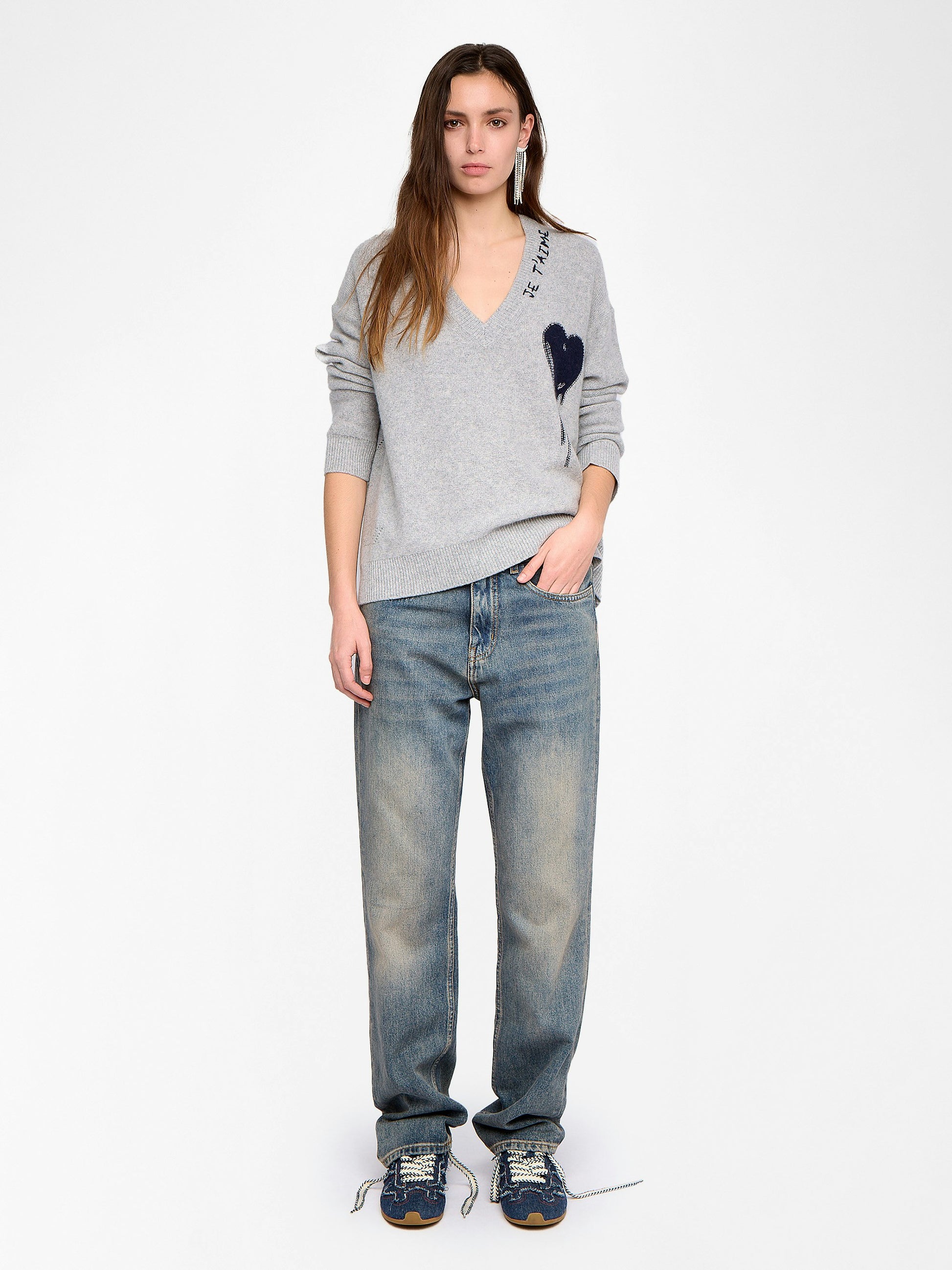 Zadig & Voltaire MIKYZ CASHMERE SWEATER at Romi Boutique