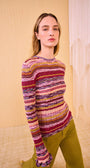 Ulla Johnson MACI LONG SLEEVE KNIT PULLOVER at Romi Boutique