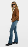 Zadig & Voltaire LESSA CROPPED SUEDE JACKET at Romi Boutique