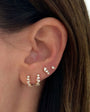 EF Collection Diamond Multifaceted Stud Earrings at Romi Boutique