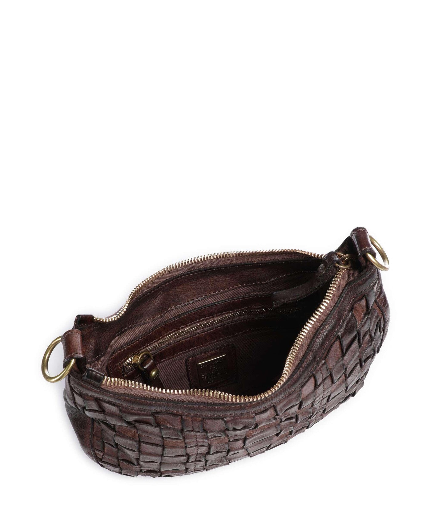 MARZIA SHOULDER BAG IN DARK BROWN - Romi Boutique