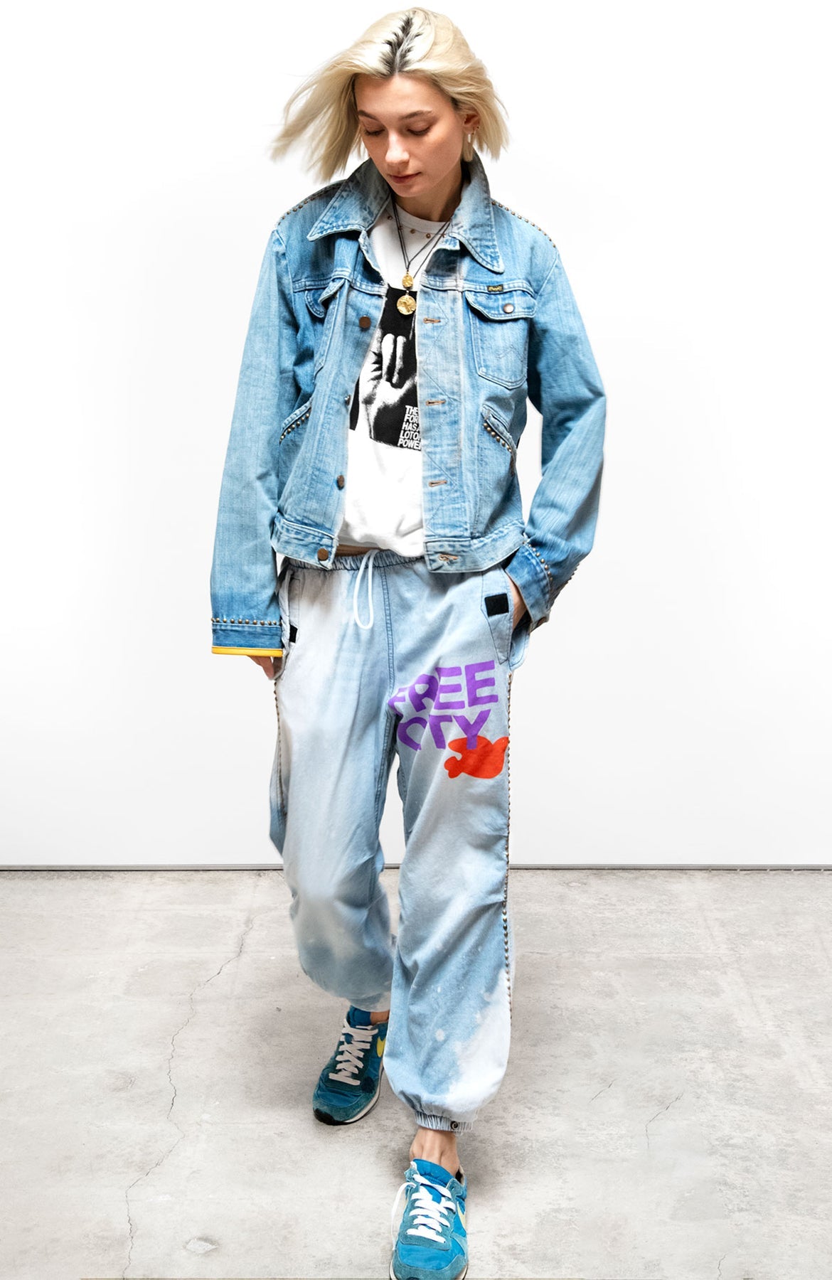 CANYONKID JAPANESE INDIGO CLOUD PANT IN SUPERFADEOUT/CLOUD