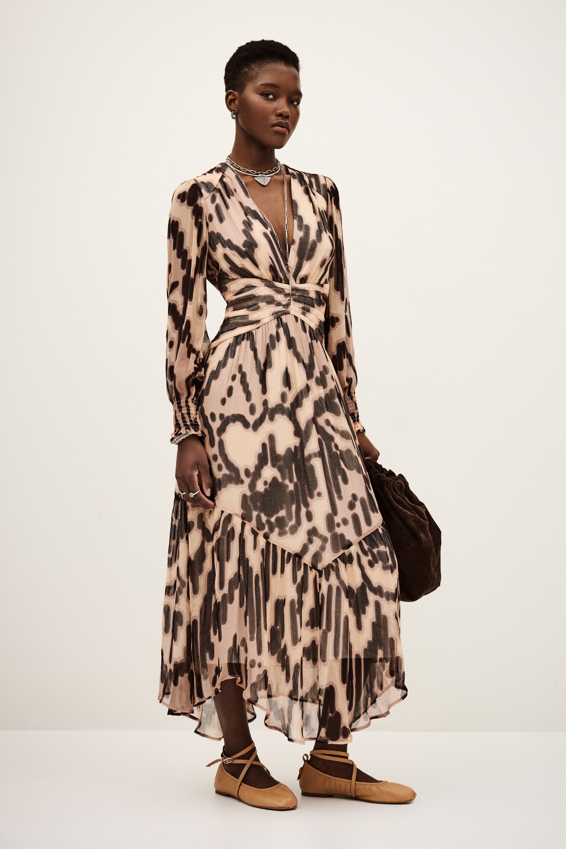 BA&SH Amor Midaxi Dress at Romi Boutique