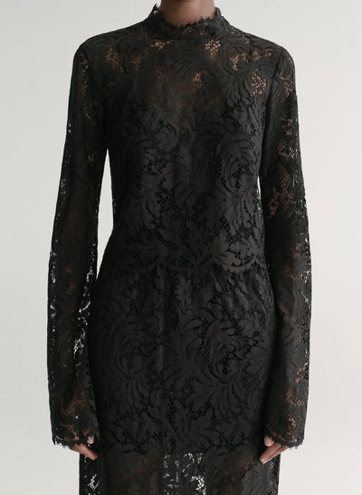 MARGOT LACE TOP IN BLACK