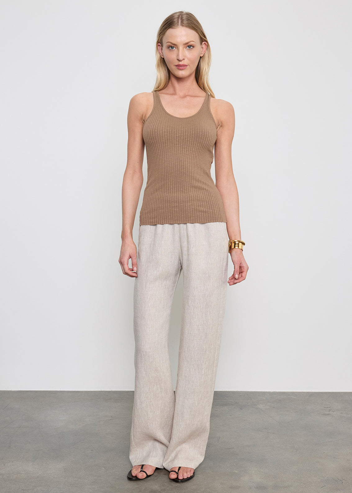 Military Rib Crop Tank