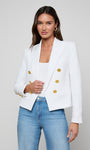 L'Agence BROOKE OPEN-FRONT BLAZER at Romi Boutique