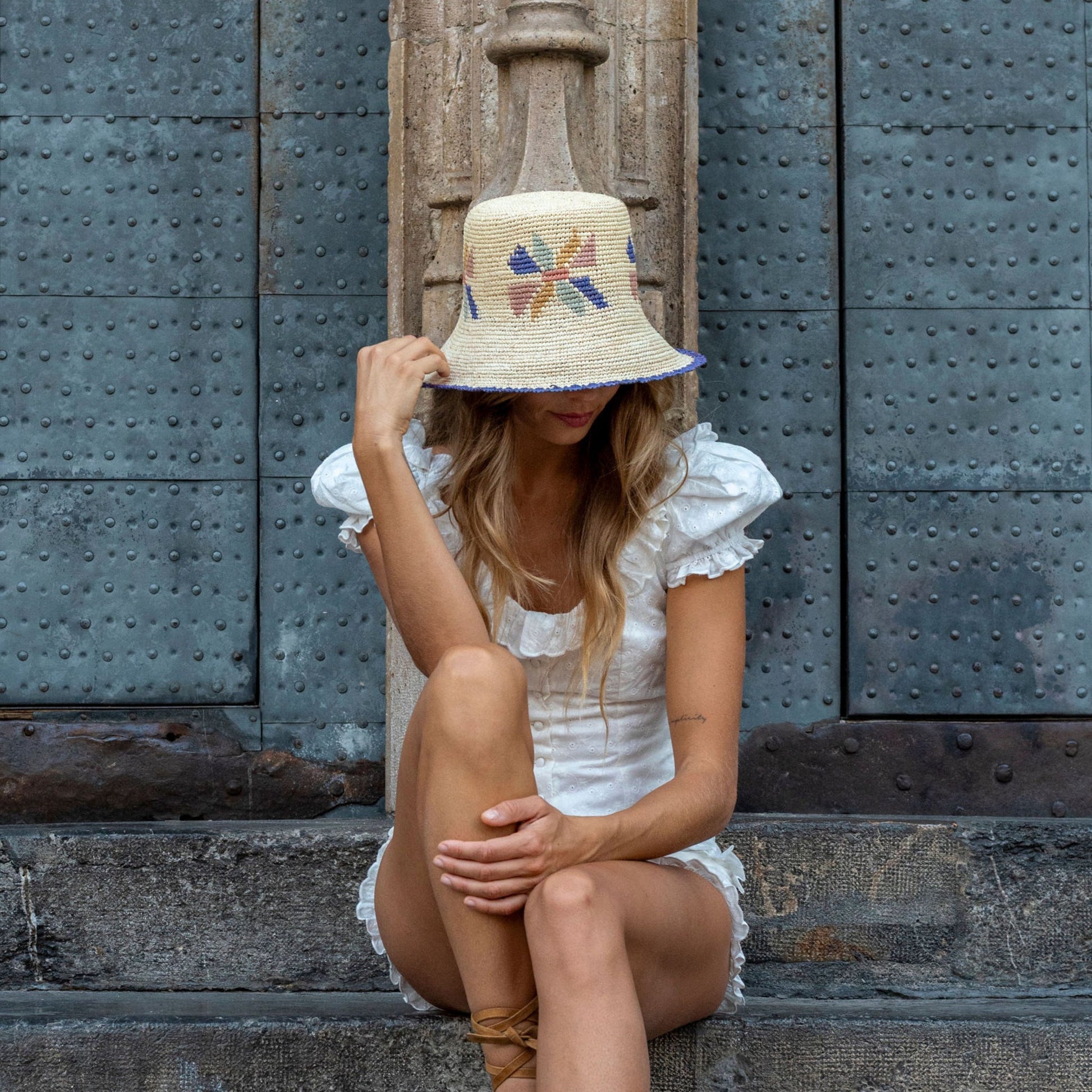 Freya Galaxy Bucket Hat at Romi Boutique