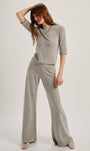 Suzie Kondi LITO LOW RISE FLARE PANTS at Romi Boutique