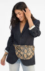 Clare V Grande Fanny Bag in Desert Snake at Romi Boutique