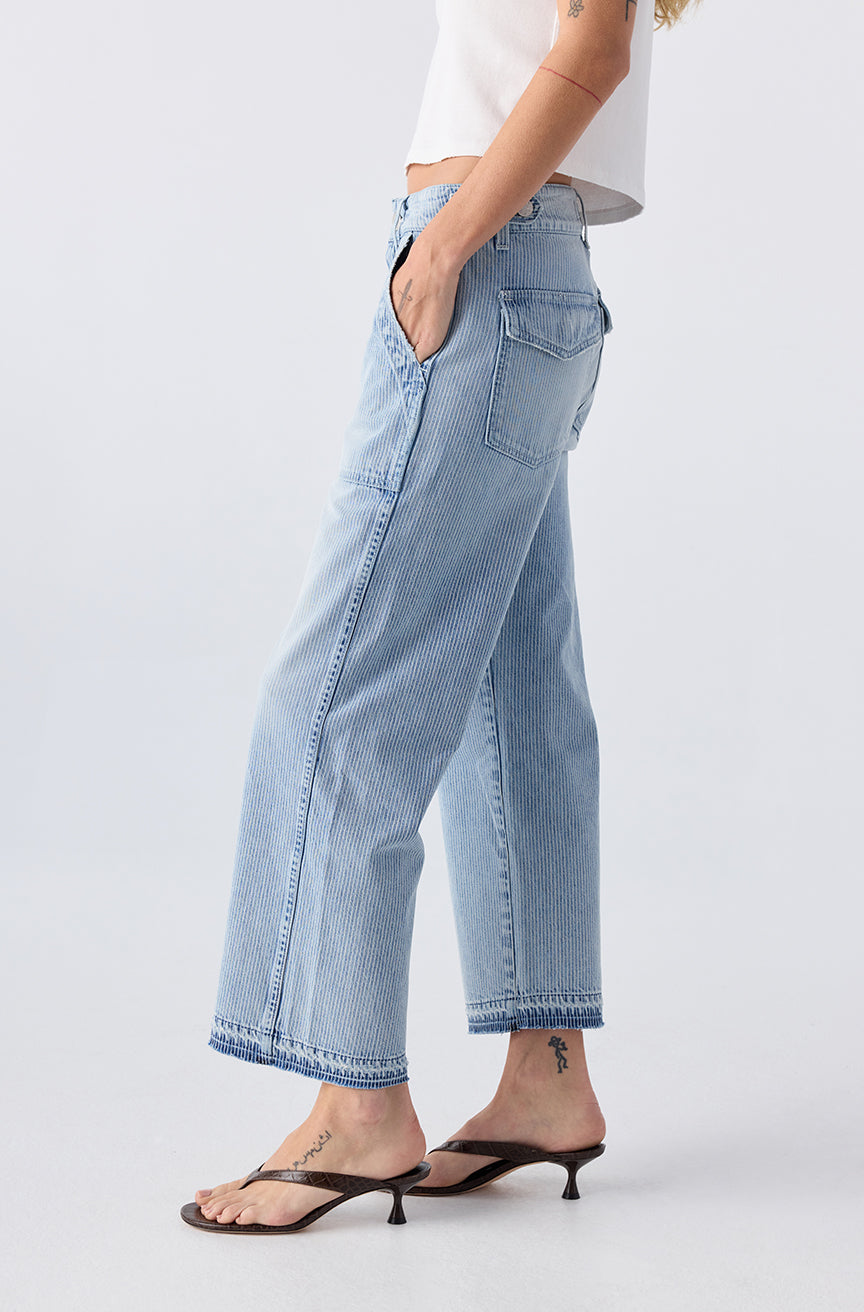 EASY ARMY SLOUCH CROP JEAN IN ENJOY
