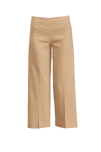 ALEX LINEN PANT IN KHAKI - Romi Boutique