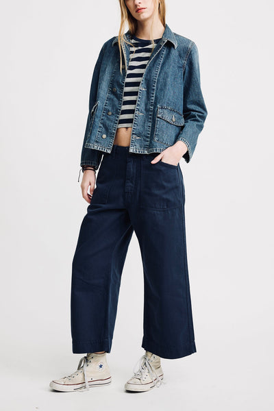 GEORGIA WORK PANT IN MIDNIGHT NAVY BLUE