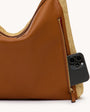 Hammitt KYLE LARGE IN COCOA RAFFIA/GOLD at Romi Boutique