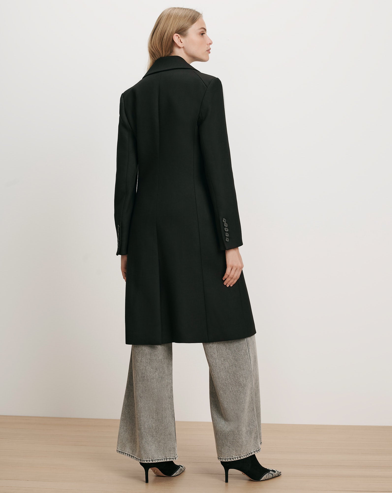 Stryder Double-Breasted Dickey Coat