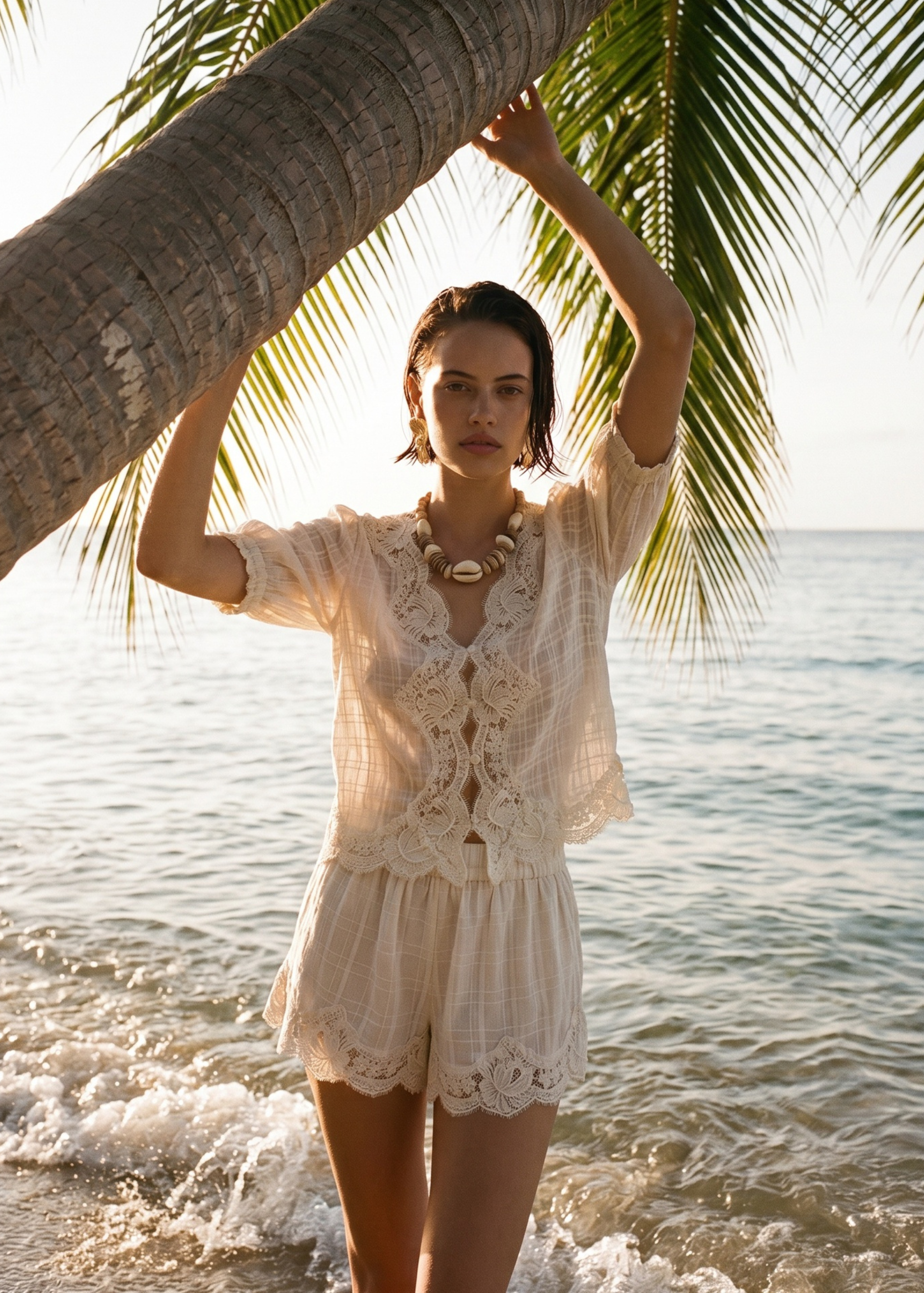Junie Cotton Plaid Top