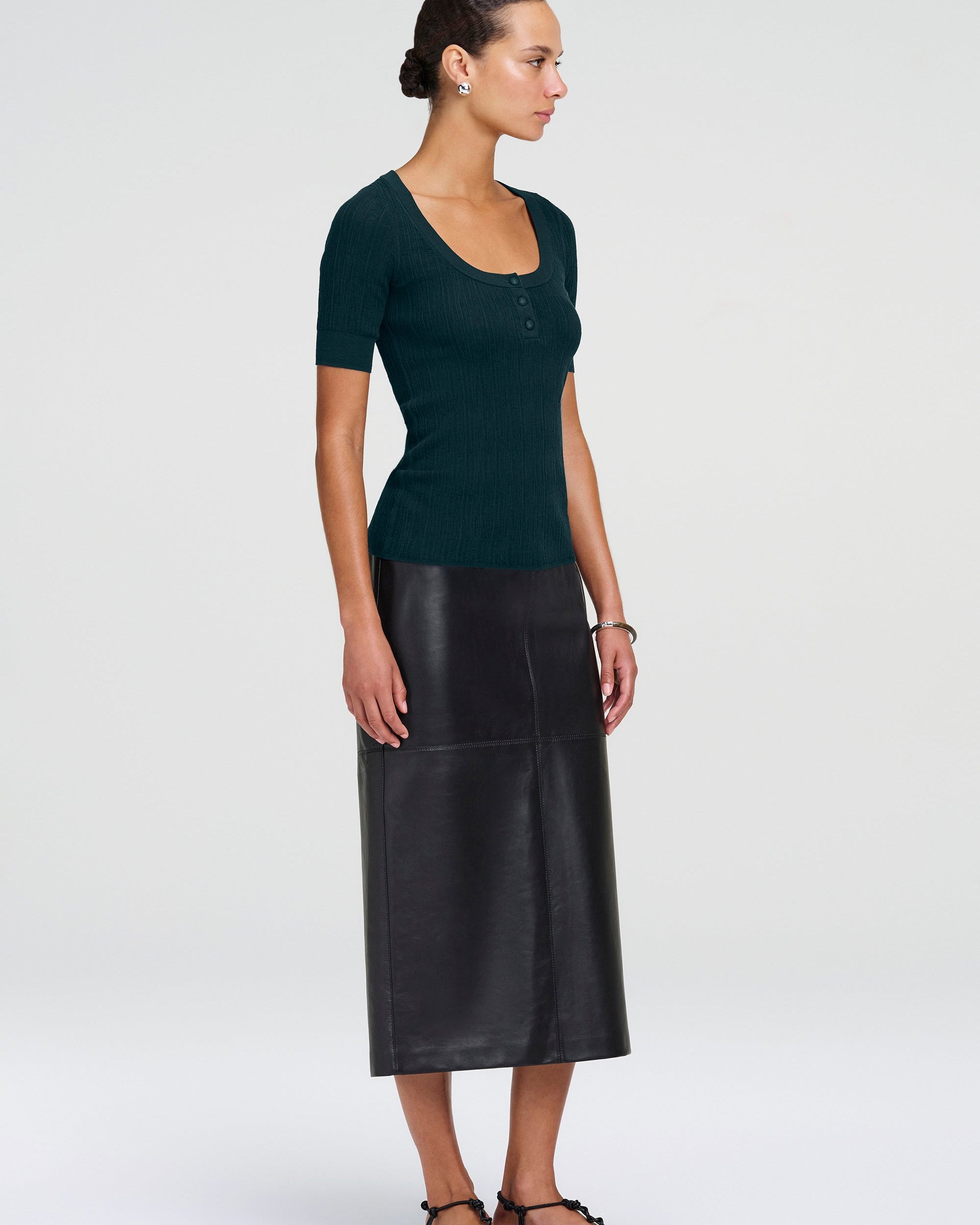 Alette Fine Cotton Knit Top