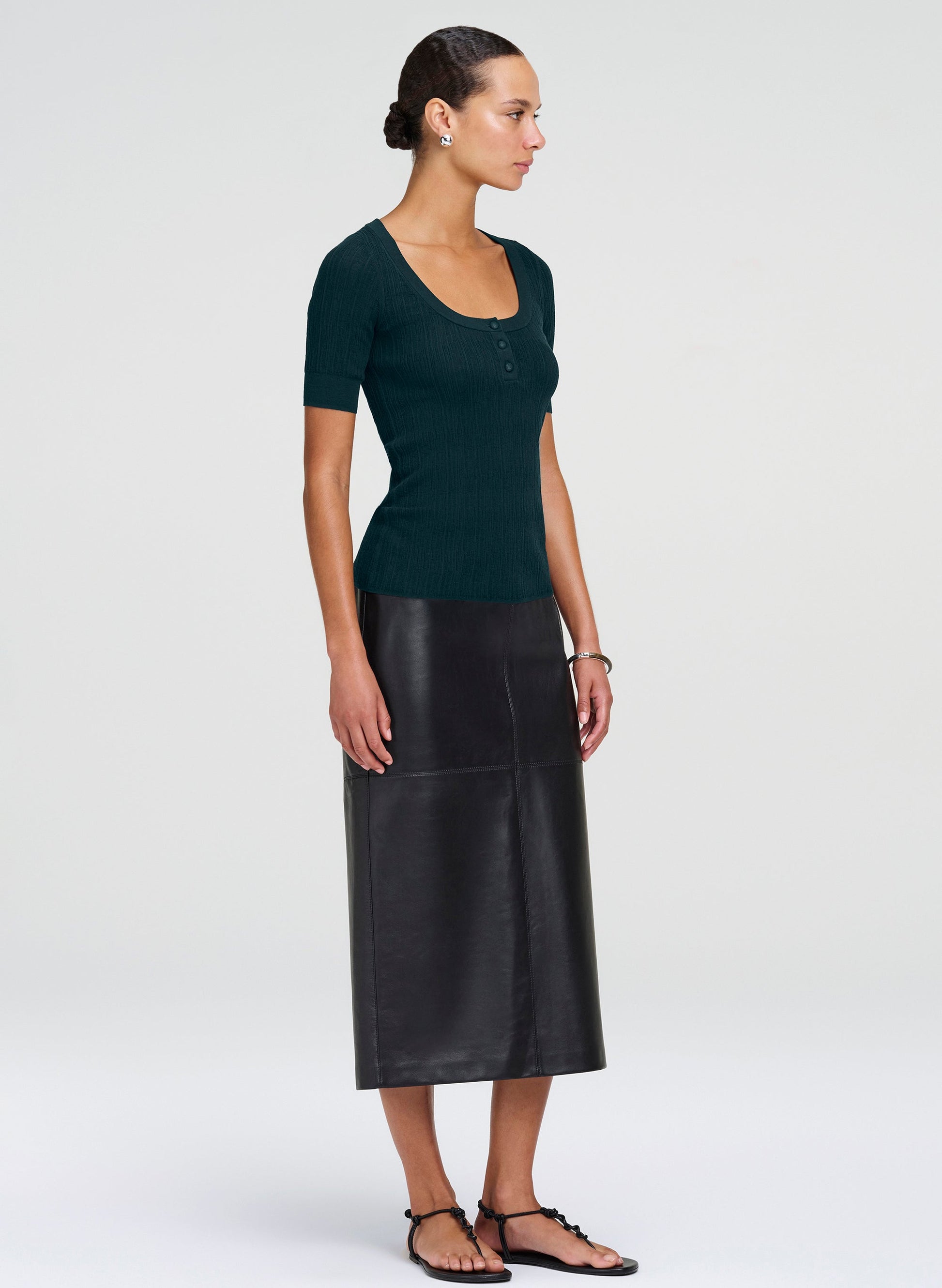 Alette Fine Cotton Knit Top