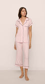 Eberjey Gisele Crop PJ Set at Romi Boutique
