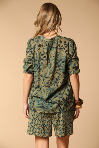 ADELE SHIRT IN FLORAL PRINT GREEN