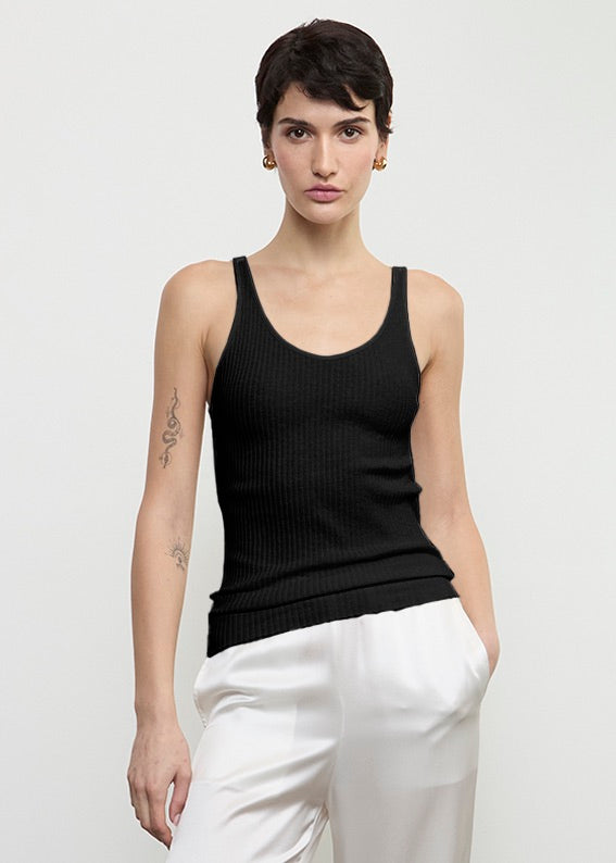 Military Rib Crop Tank