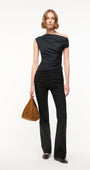 Staud PHARE SILK TOP at Romi Boutique