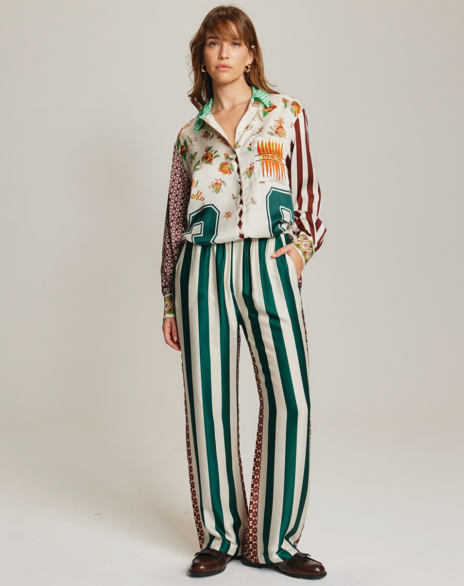 Me369 BAILEY STRAIGHT PANTS at Romi Boutique