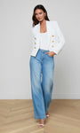 L'Agence BROOKE OPEN-FRONT BLAZER at Romi Boutique