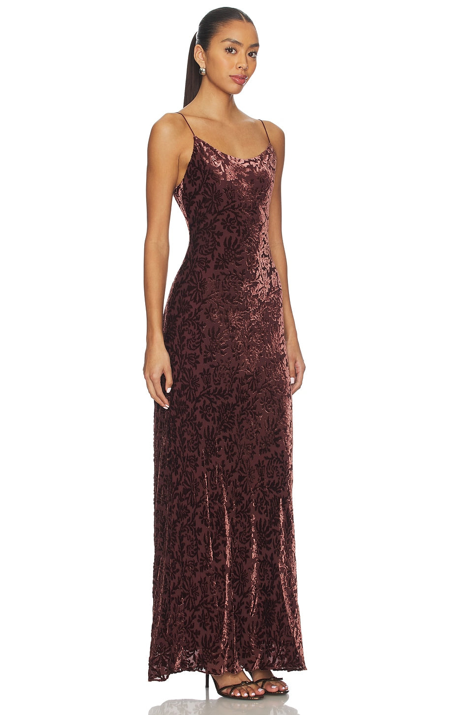 JOLYNN DRESS IN RAISIN