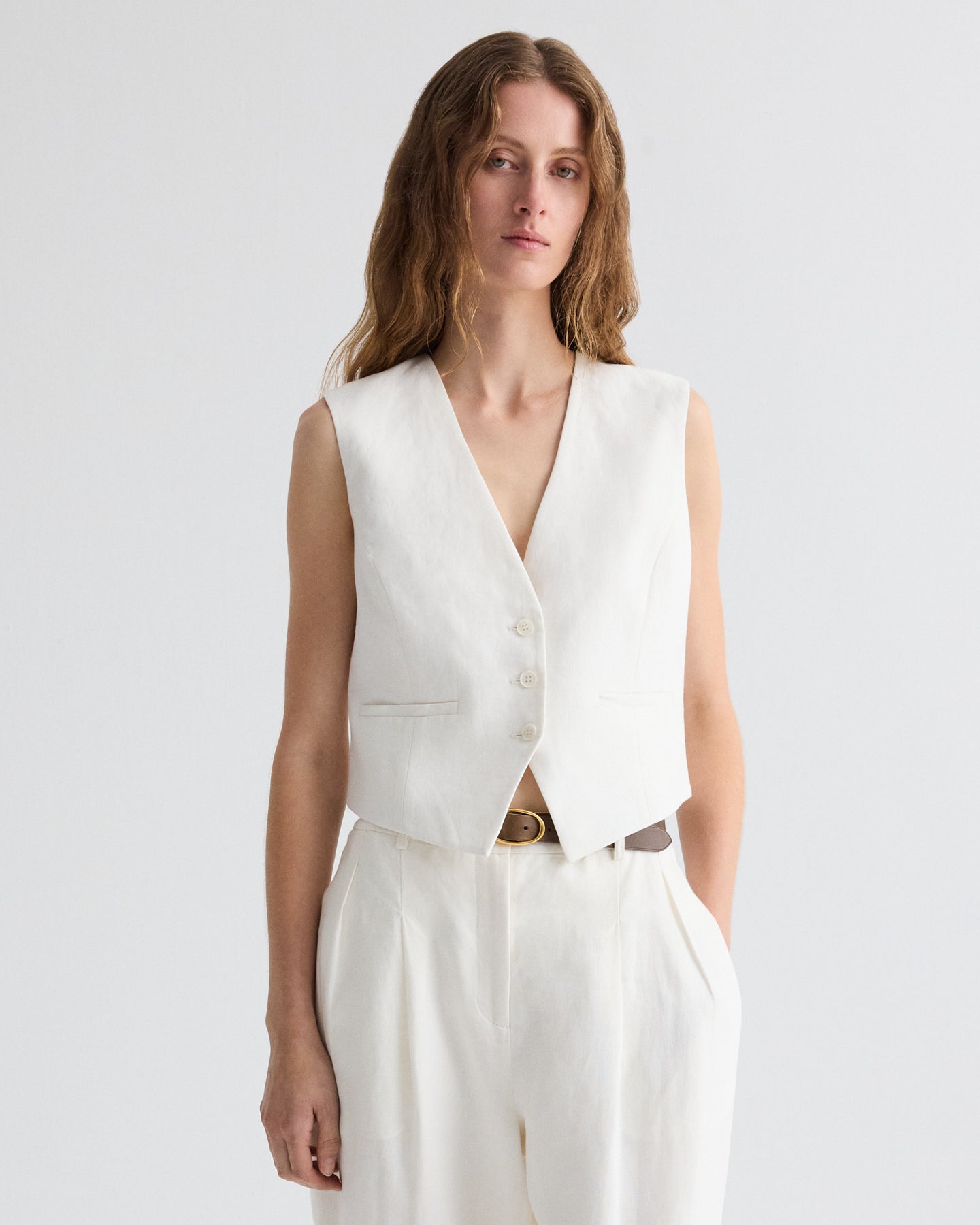 TWP MILA VEST at Romi Boutique