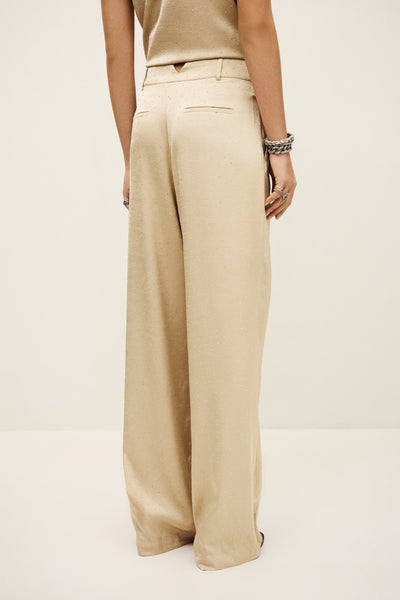 DELOY PANTS IN CHAMPAGNE