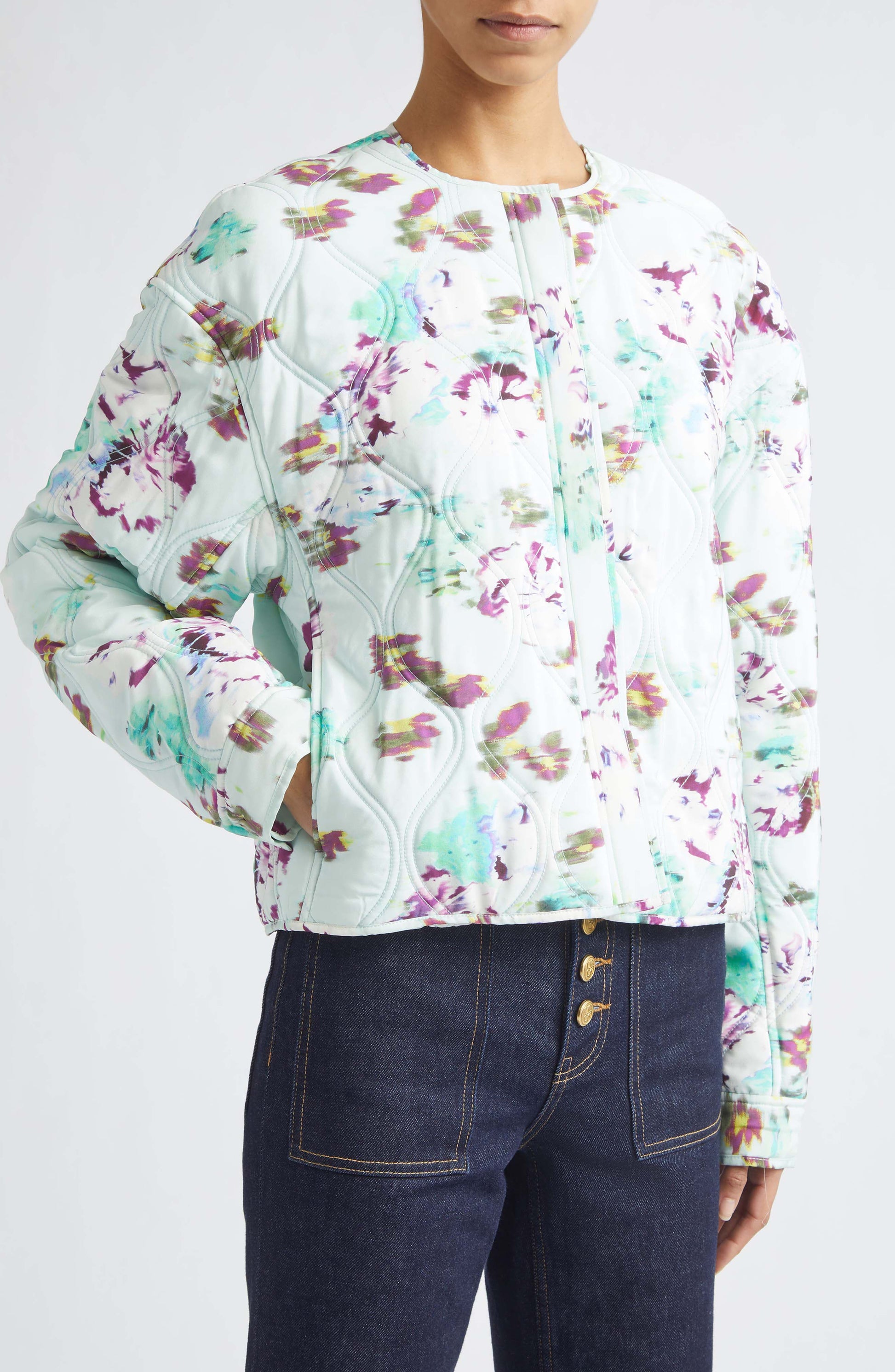 Lilith Silk Quilted Jacket