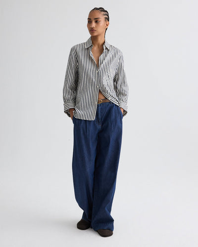 NEXT MORNING IN INDIGO/WHITE - Romi Boutique