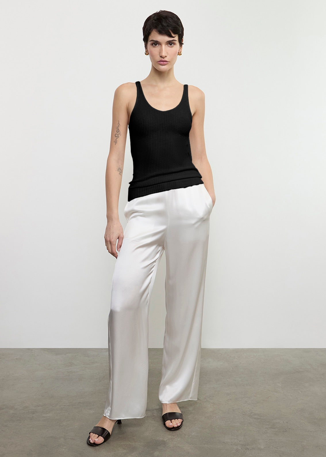 Military Rib Crop Tank