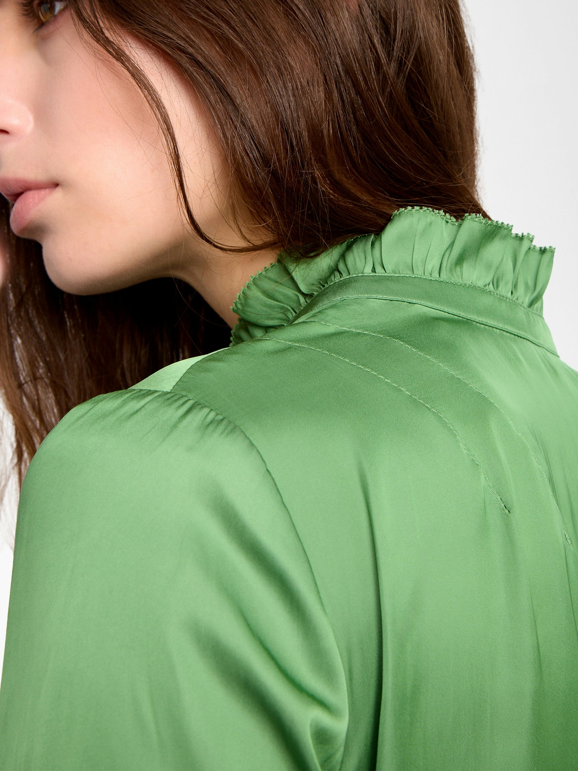 Zadig & Voltaire TOPHER SATIN TOP at Romi Boutique