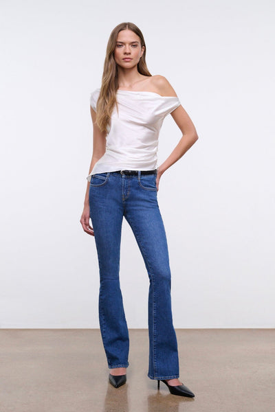 PHARE SILK TOP IN IVORY
