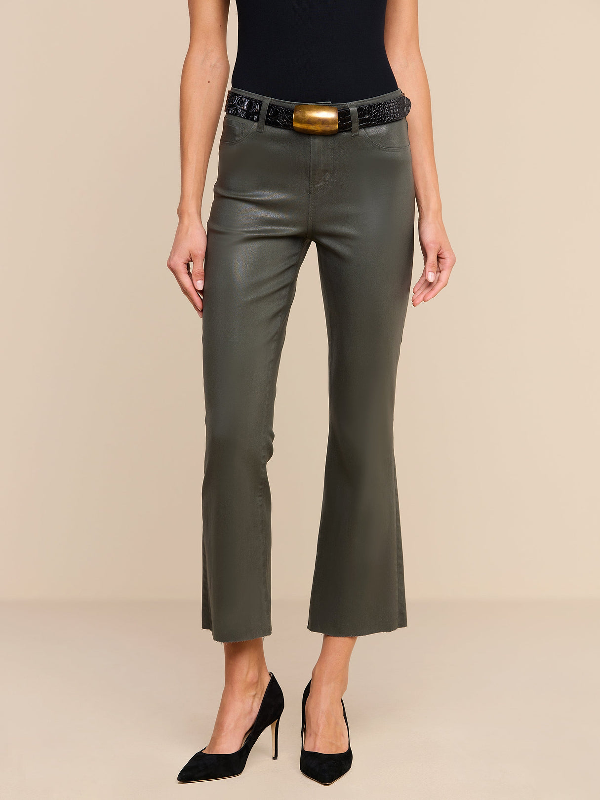Kendra Crop Flare Pants