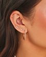 EF Collection Diamond Multifaceted Stud Earrings at Romi Boutique