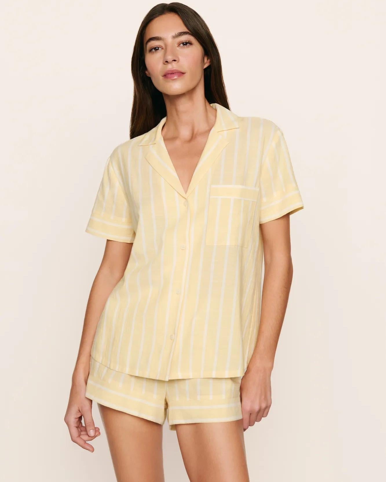 Eberjey Nautico Shortie PJ Set at Romi Boutique