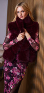 Generation Love ROSARIO FAUX FUR VEST at Romi Boutique