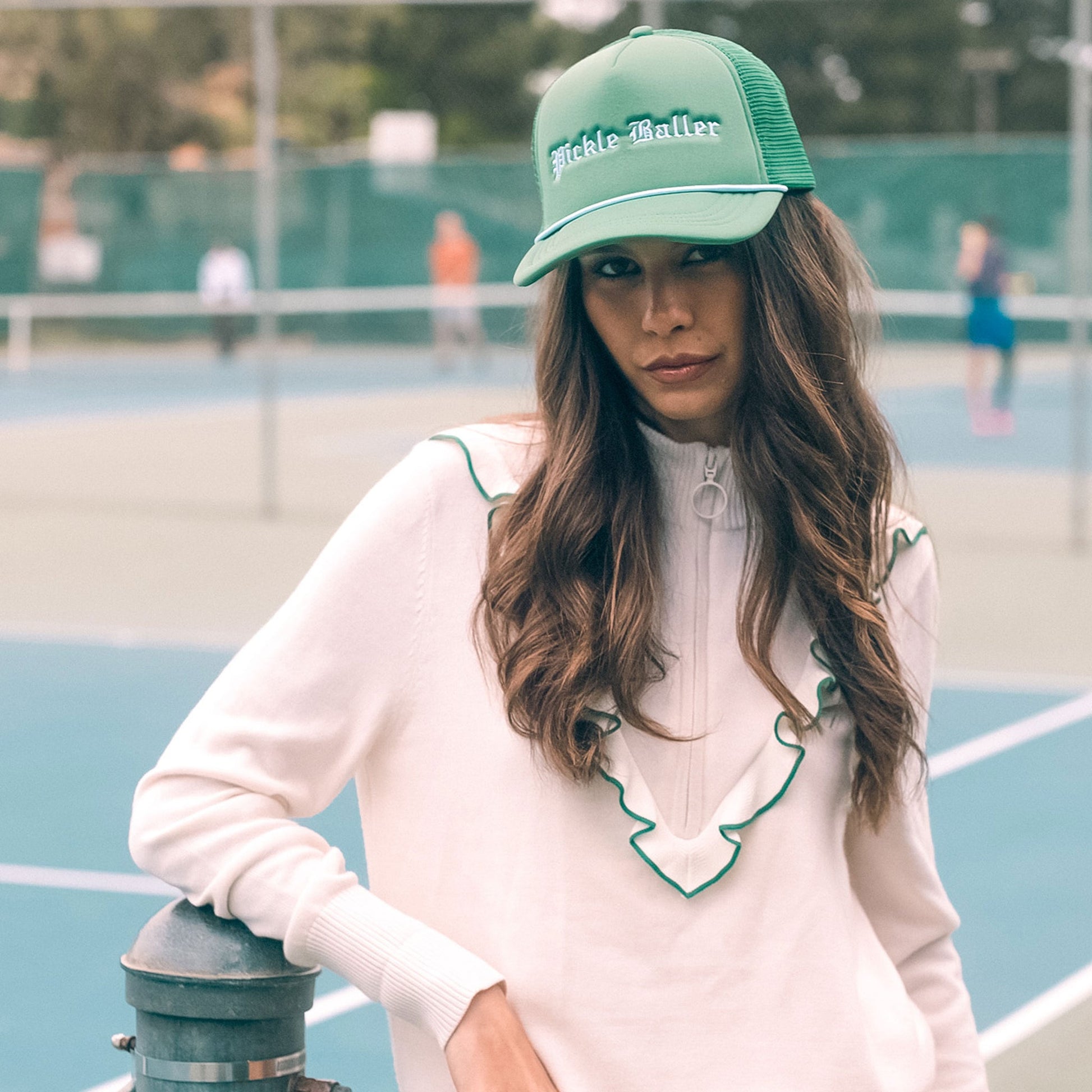 Freya Pickle Baller Trucker at Romi Boutique