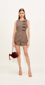 Simon Miller Como Linen Shorts at Romi Boutique