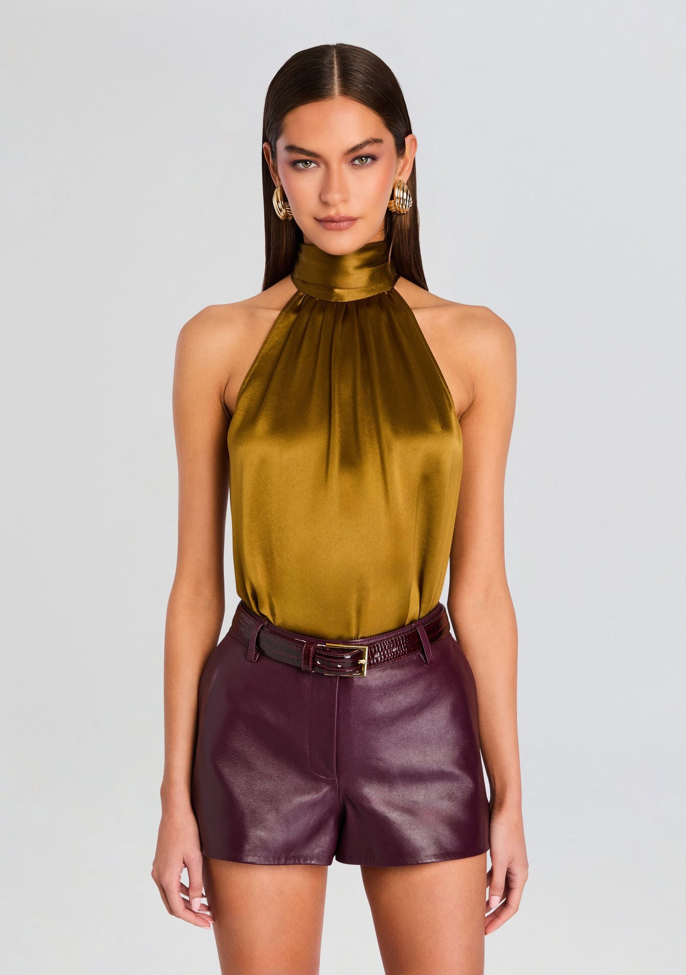 MARTINA TOP IN OCHRE