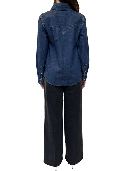 COWBOY TAKE ME AWAY SHIRT IN DARK STONE - Romi Boutique