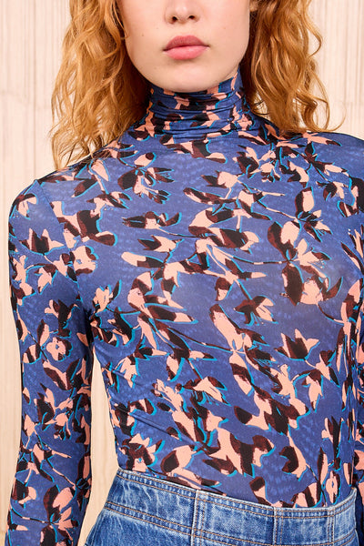 AURELIA JERSEY LONG SLEEVE TURTLENECK IN MIRAGE
