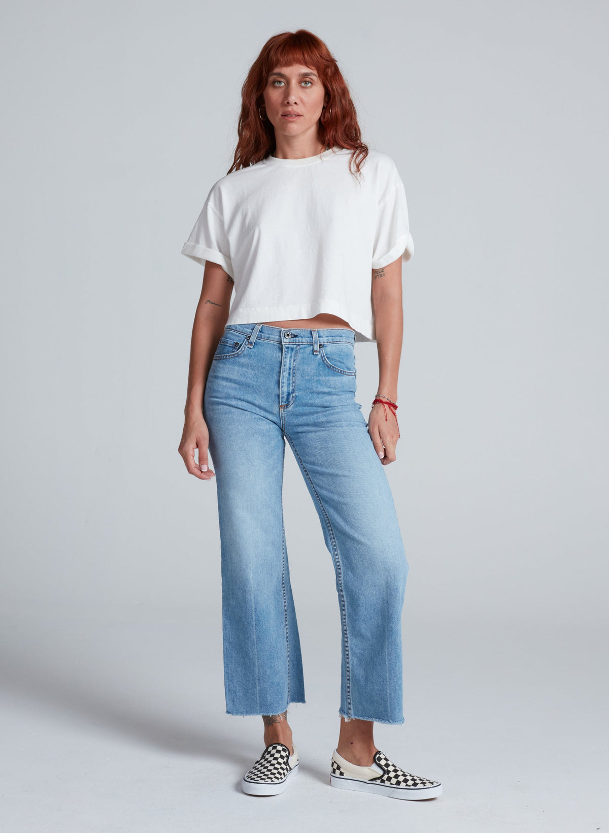 ASKK NY CROP WIDE LEG at Romi Boutique