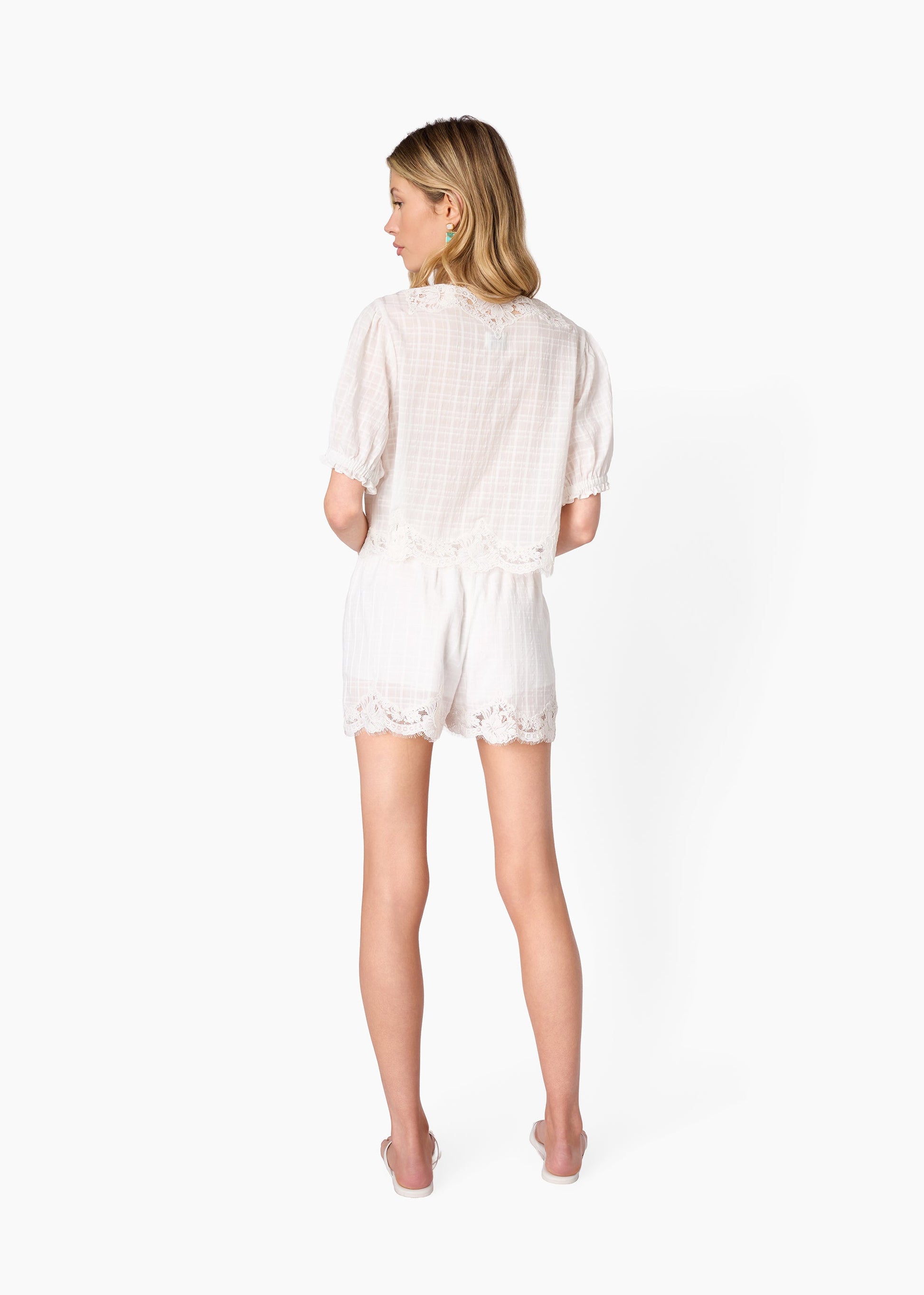 Junie Cotton Plaid Top