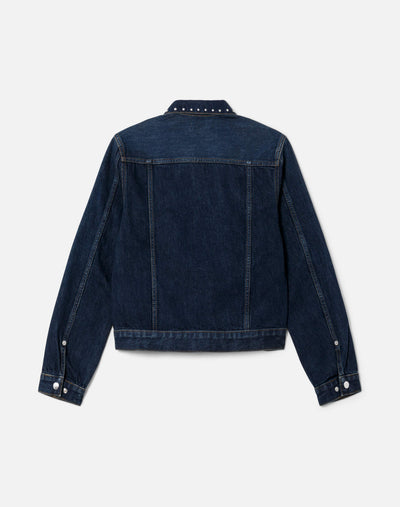 BABY TRUCKER JACKET IN BARELY WORN STUD - Romi Boutique